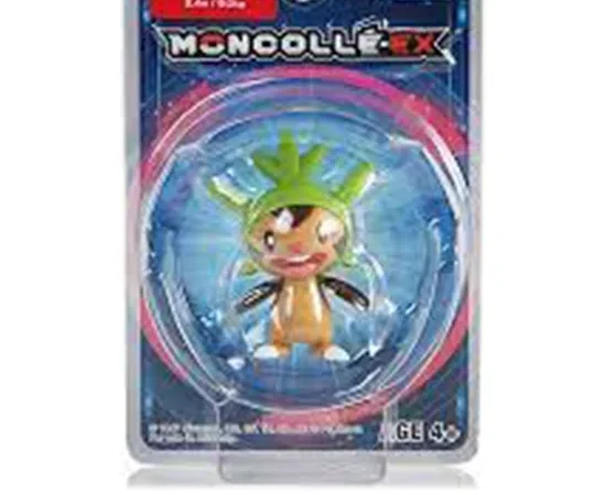 TAKARA TOMY Pokemon Moncolle EX 07 Chespin Figure TMPM01968573 Wood Brown