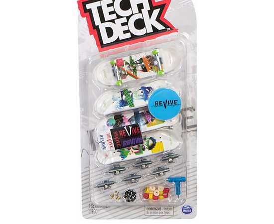 TECH DECK Finger Board with Accessory Renvive 4 pk Multi-Color