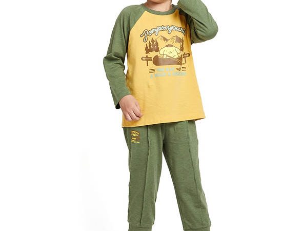 SANRIO Boy Toddler Joggers Pompompurin Avocado