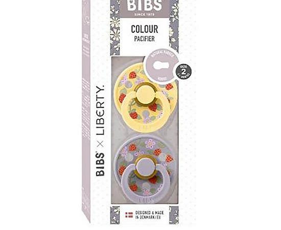 BIBS Baby Pacifier 2 pcs Straw/Cream Size 2 Size