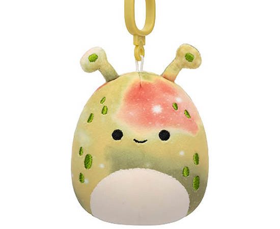 SQUISHMALLOWS Plush Keyring Clip On Hawk L10 3.5 in Multi-Color