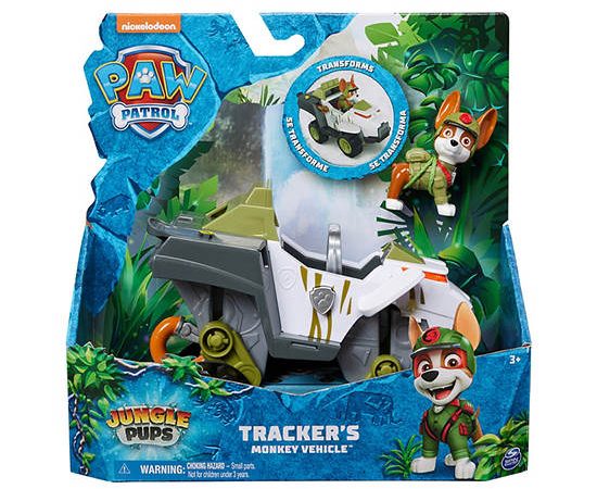 PAW PATROL Vehicles Toy Jungle Pups Tracker's Monkey