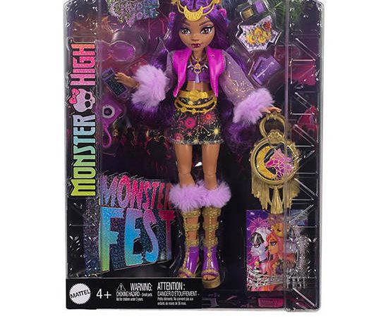 BARBIE Doll Monster High Monster Fest Clawdeen Wolf HXH80 Multi-Color