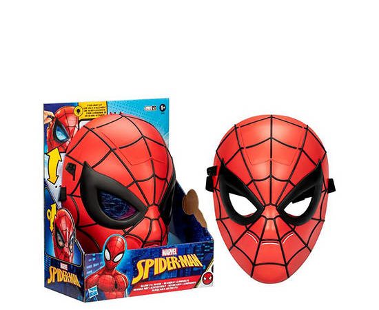 MARVEL HASBRO Role Play Toy Spider-Man Glow FX Mask Red