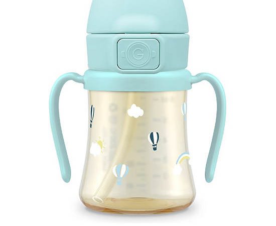 GROSMIMI Straw Cup PPSU Balloon 200 mL Sky Blue