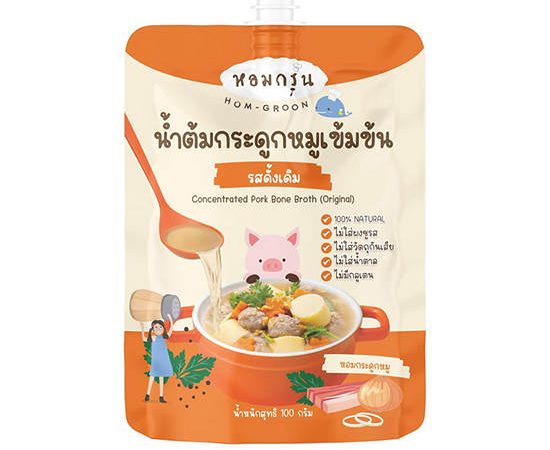 HOM-GROON Concentrated Pork Bone Broth Original 100 g