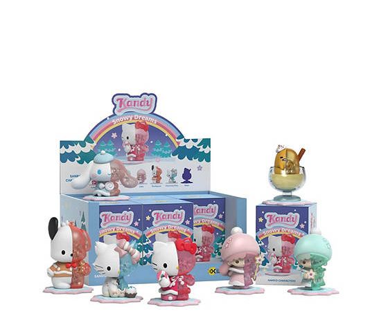 SANRIO Figure Blind Box Kandy: Sanrio Snowy Dreams Series Mix Characters Multi-Color