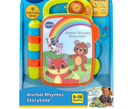 VTECH Toy Animal Rhymes Storytime Multi-Color