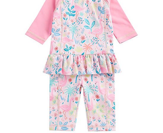 MOTHERCARE Girl Toddler Swimsuit With Skirt Multi-Color