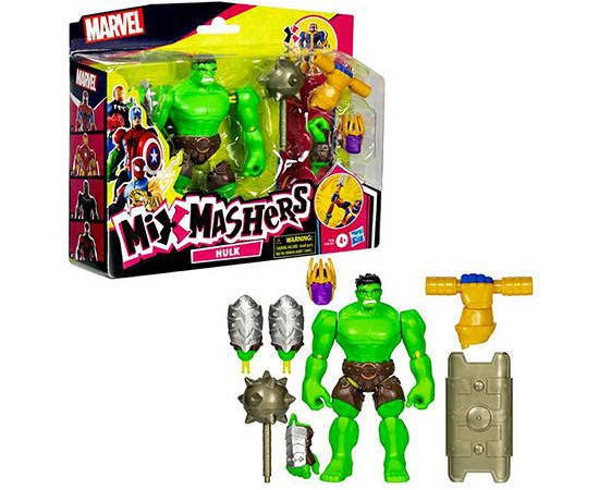 MARVEL HASBRO Figure Avengers Mixmashers Hulk Deluxe Green