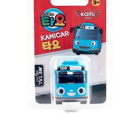 TAYO The Little Bus Tayo Mini Metal Diecast - Tayo Kamica Blue