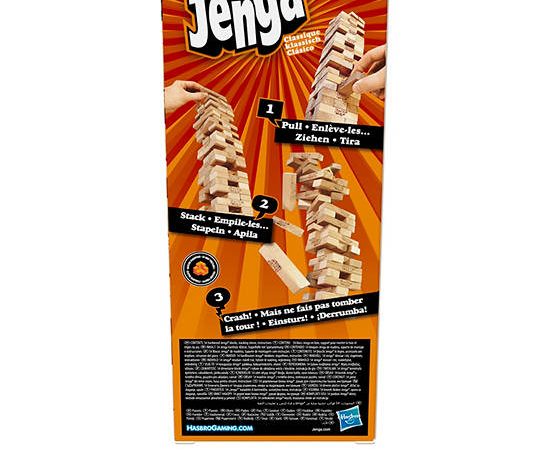 HASBRO GAMING Board Game Jenga Classic Multi-Color
