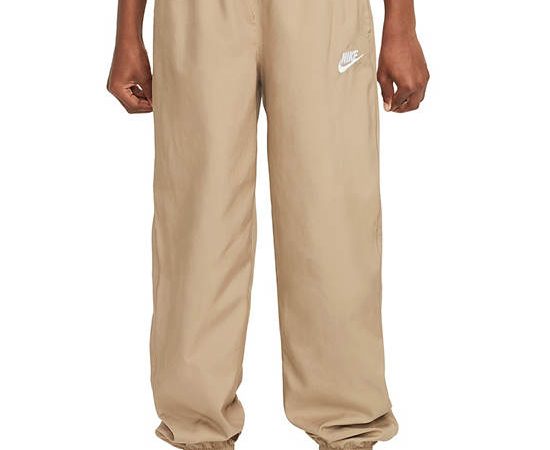 NIKE KIDS Unisex Kids Joggers Woven LBR Parachute Beige/White