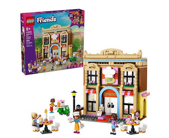 LEGO Block Toy Restaurant and Cooking School 42655 Multi-Color