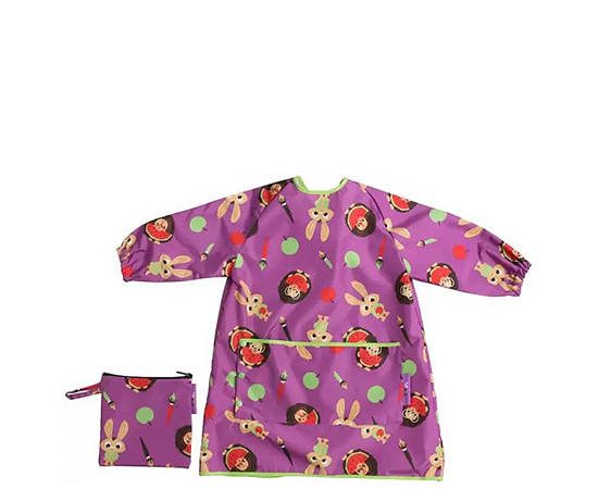 TIDY TOT Toddler Long Length Coverall Bib Plum Purple