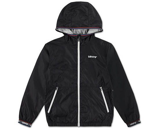 LEVI'S KIDS Boy Toddler Jacket Logo Tapewind Jet Black