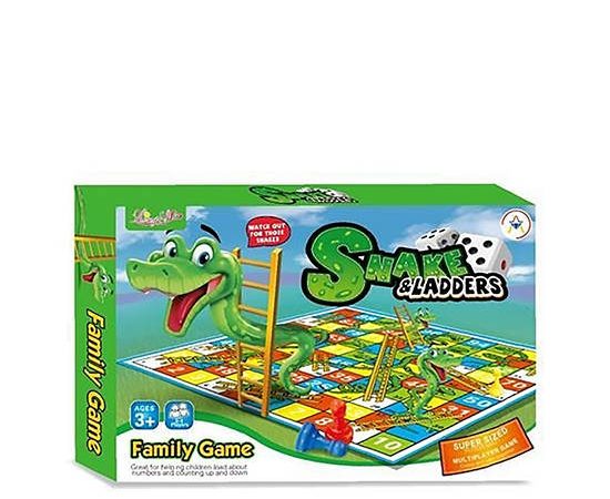 WISHER TOY Board Game Snake and Ladder Multi-Color