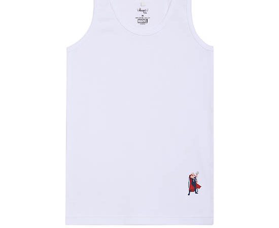 ANGEL KIDS Boy Tank Top Thor Marvel Back To School Print White