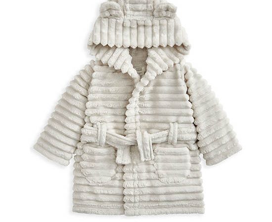 MAMAS & PAPAS Unisex Toddler Dressing Gown Bear Brown