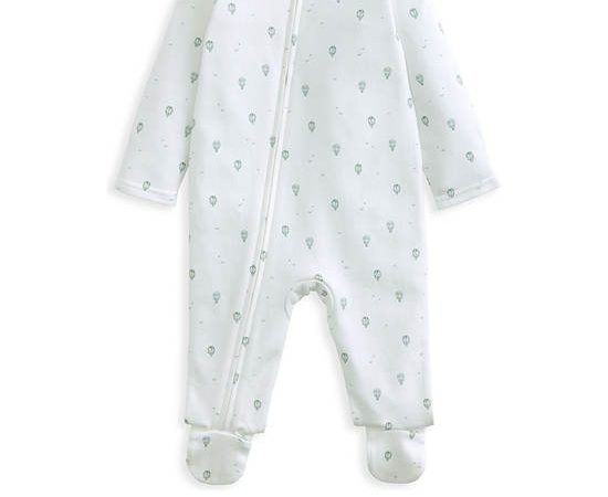 MAMAS & PAPAS Boy Toddler Bodysuit Hot Air Balloon All In One White
