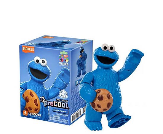 BLOKEES Figure Cookie Monster Sesame Street Friends AL01 13 cm Blue
