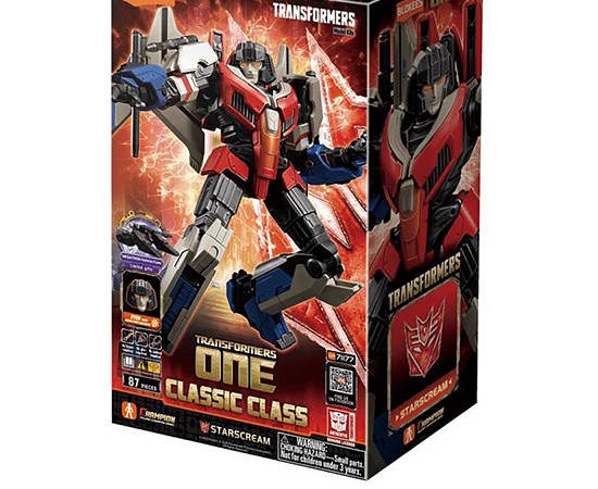 BLOKEES Figure Starscream (Luminous Eyes) Transformers ONE CC16 13 cm Multi-Color