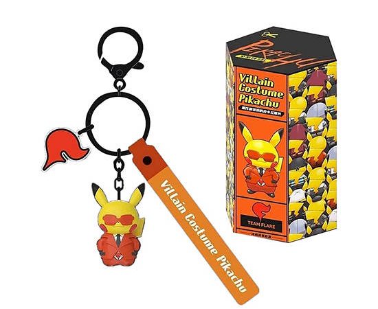 POKEMON Keychain Costume Pikachu - F (Team Flare) Orange
