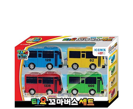 TAYO The Little Bus Vehicle Toy Set Tayo Little Bus' Friends Special - Mini Tayo Multi-Color