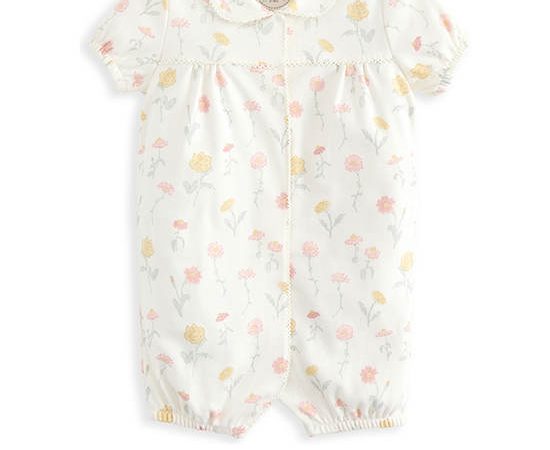 MAMAS & PAPAS Girl Toddler Romper Floral Print Multi-Color