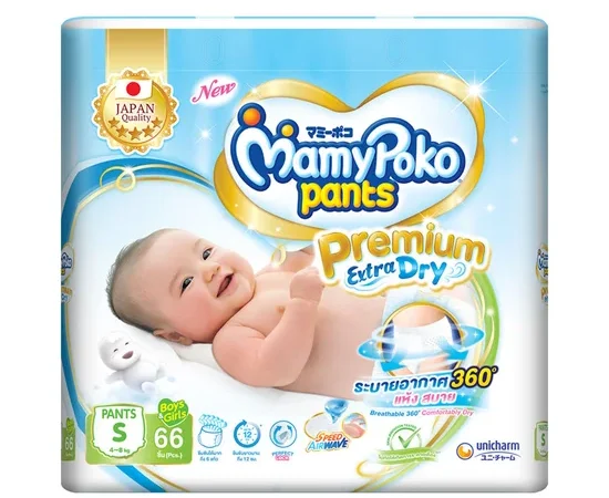MAMYPOKO Diapers POKO Extra Dry Size S66