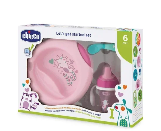 CHICCO Weaning Set CH210162001100 Pink