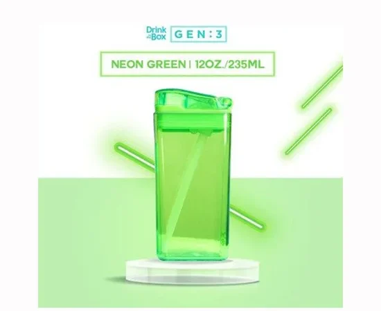 DRINK IN THE BOX 3rd Generation Drinking Flask 8859263051241 12 oz Green
