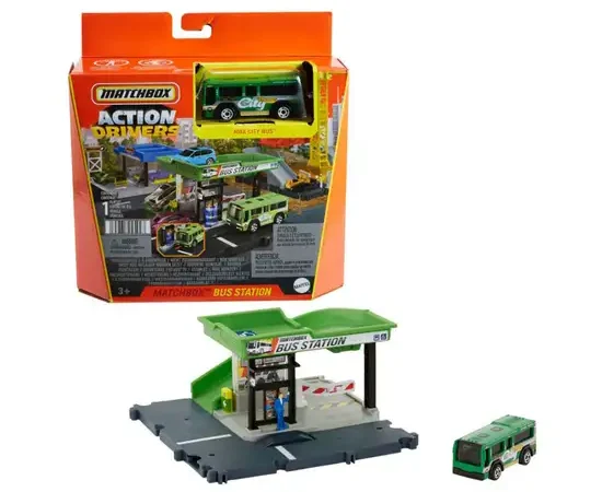 HOTWHEELS Matchbox Action Drivers World Expansion Playsets HJT89 Multi Color