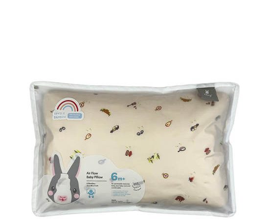Airy Bedding Infant Pillow for 6 months LB Camp Pattern Multi-Color
