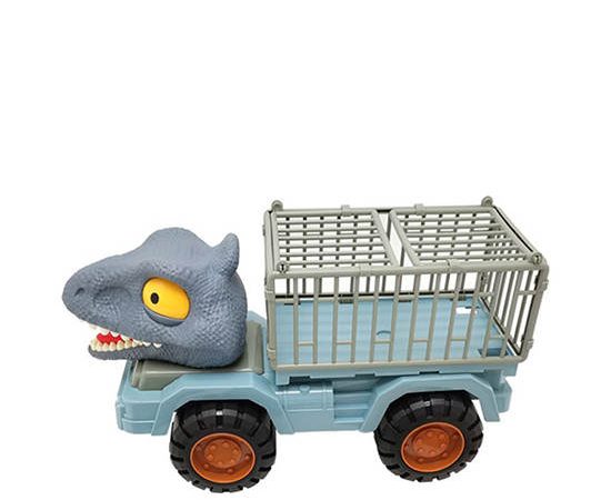 WANGDEK Toy Dinosaur Sand Trucks 7 pcs. T-Rex Multi-Color