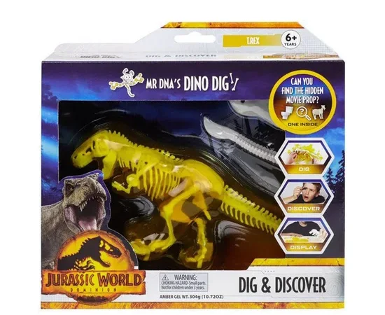 JURASSIC WORLD Toy Dominion Dino Dig T Rex Yellow
