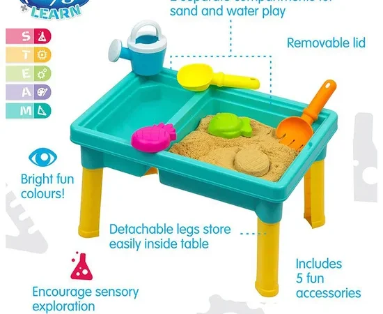 PLAYGRO Explorer Water & Sand Table Multi-Color