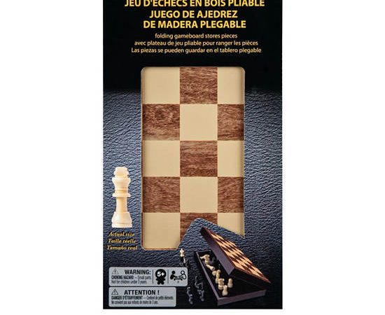 Cardinal Board Game Wood Folding Chess Toy Set Multi-Color