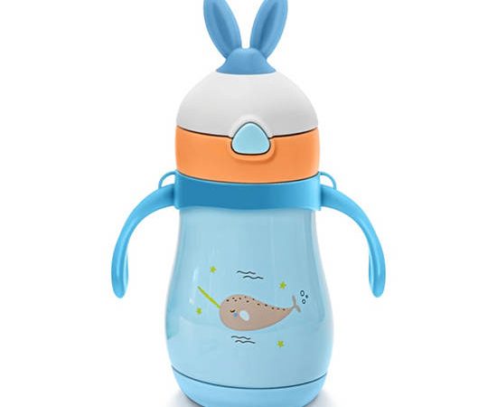 OONEW Ligth blue Vacuum Cup For Kids