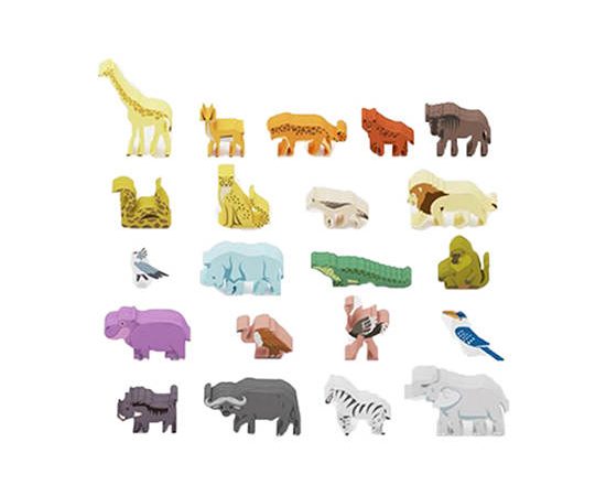 DICE CUP BOARD GAME Wild: Serengeti Extra Set of Meeples