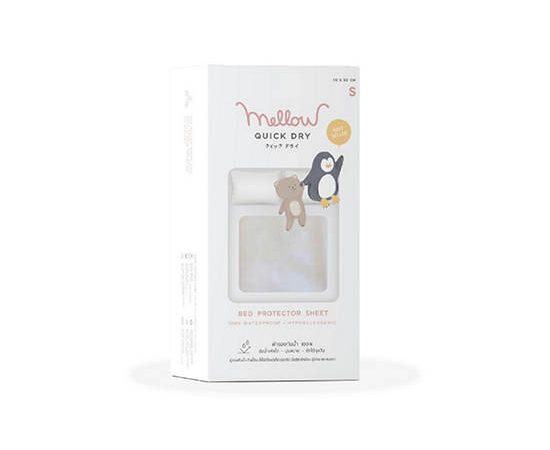 MELLOW 100% Quickdry S 50x70cm. Urinal pad Ivory