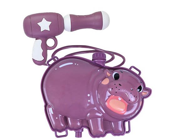 BBTOYS Moo Deng Water Gun 1,650 mL Purple